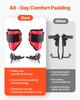 VEVOR Tree Climbing Spikes Set, Height-Adjustable Tree Climbing Gear with Straps & Spike Protectors, 159 Kg Load Capacity
