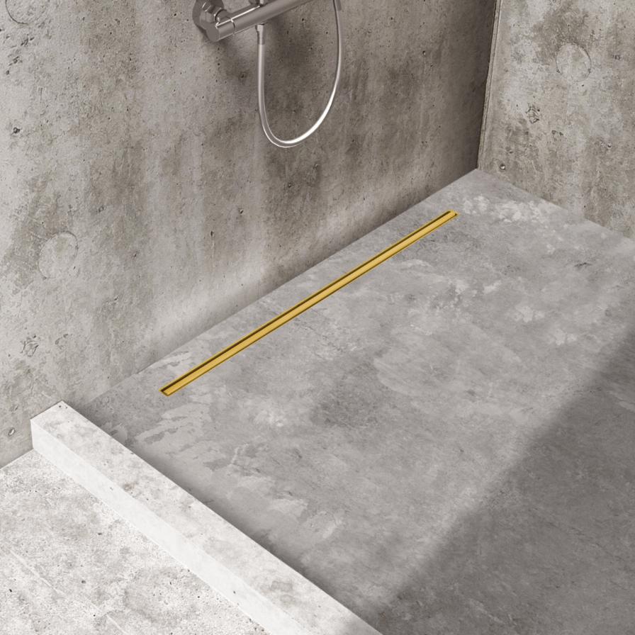 Slim&Low ProLine Gold Linear Drain 80 Gold