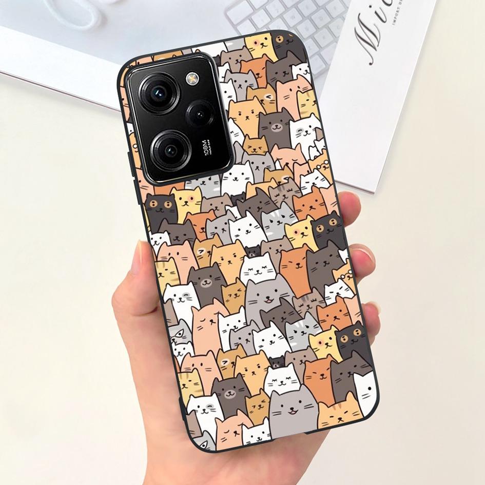 For Xiaomi Poco X5 Pro 5G Case Shockproof Silicone Fashion Pattern Soft Slim Back Cover For Xiaomi Poco X5 X 5 PocoX5 X5Pro Capa