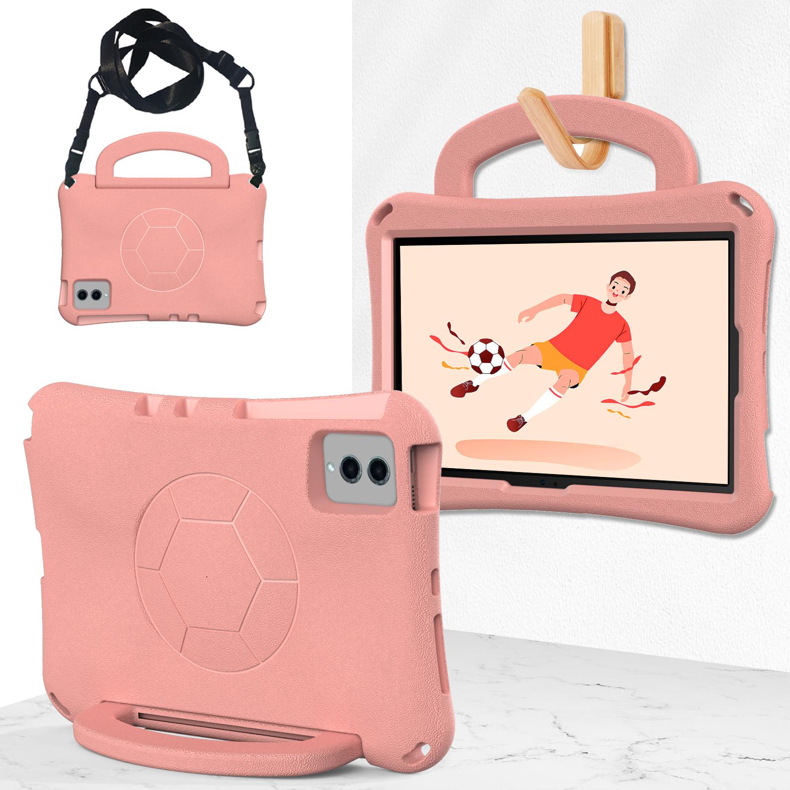 

EVA Case for Samsung Galaxy Tab S7/S8/S9/S10 FE/S9 FE/Redmi Pad 2/Pad 5/Pad 5 Pro/Lenovo Tab M11 Tablet Cover Light Pink