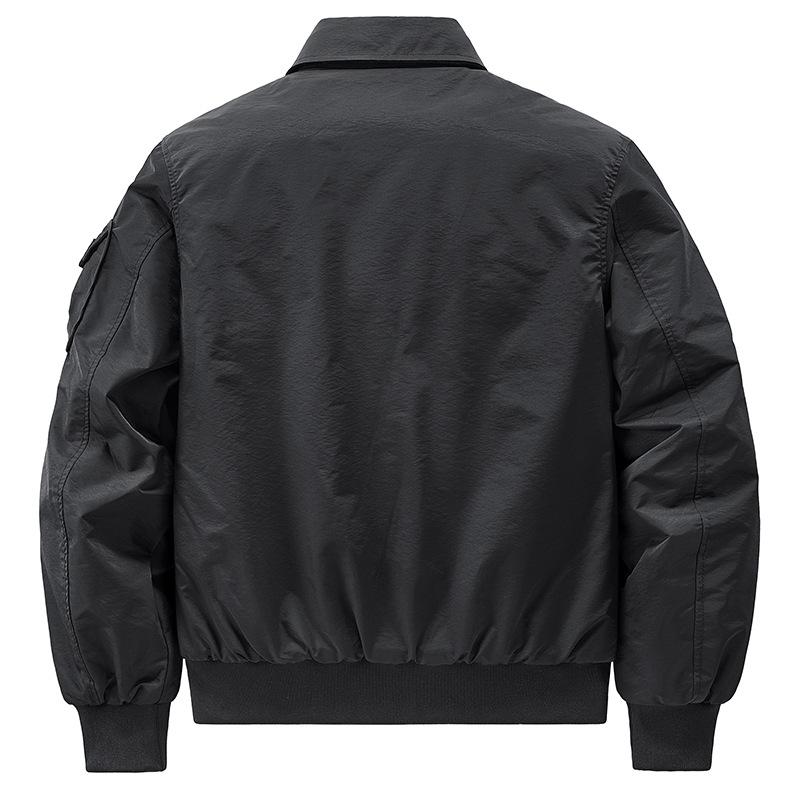 Zimní pánská bunda s více kapsami Zesílená pánská bunda Nadměrná velikost bunda Pánská