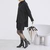 Niedliche CAMY48301 Schwarze Emaille Regenstiefel