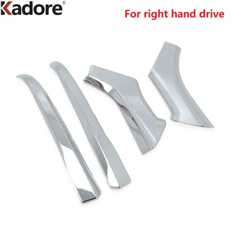 Car Accessories For Toyota Highlander Hybrid    2024 Chrome Side Door Rearview Mirror Cover Trims Molding Strips