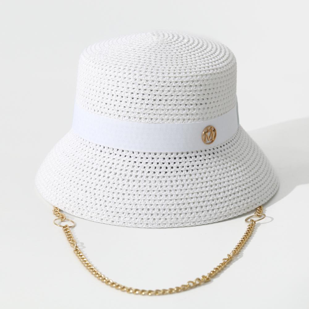 Summer Straw Hats for Women Men Panama Travel Beach Sun Hat Ribbon Decoration Elegant Luxury Jazz Hat