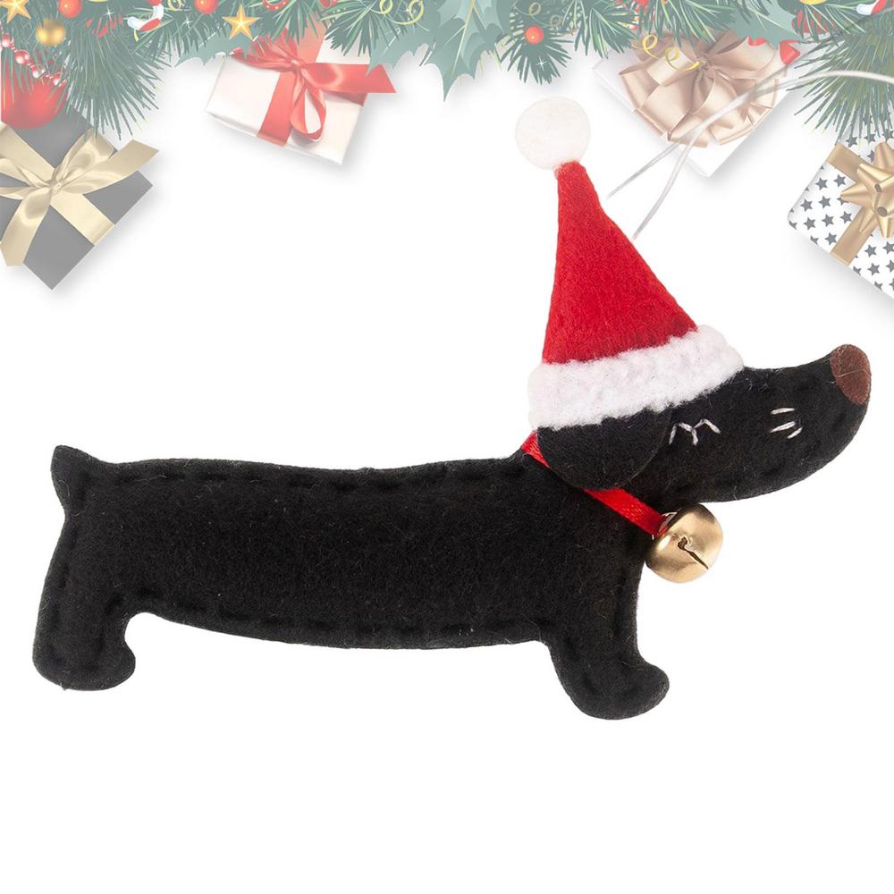 Christmas Tree Dog Pendant Funny Dachshund Decorations Pendants For Holiday Wear Resistant Festive Dachshund Dog Ornaments