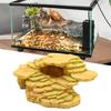 Yousheng Fish Tank Terrace Wear-resistant Unbreakable Non-fading Pollution-free Sunset Ladder Tortoise Climbing Staircase Rock for Aquarium