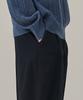 ANALOG MOOD Double-Pleat Wide Winter Slacks (Navy)