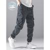 Autumn New Tied Tote Overalls Men's Trend Versatile Outdoor Multi-bag Pants Men's Summer Thin Casual Sweatpants