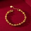 Vietnamese Sand Gold Round Bead Dot Bracelet, Ethnic Style Adjustable Women's Bracelet, Bracelet Transshipment