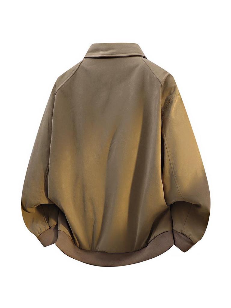 2026 Men's Trendy Loose Lapel Jacket - Versatile Cross-Border Outerwear Top
