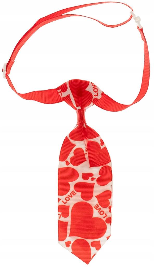 Valentine' Day Tie for Pet Dog Cat Puppy with Red Hearts