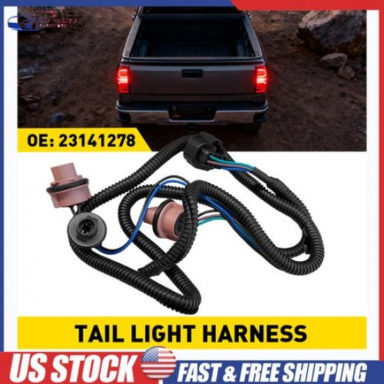 

RearTail Light Lamp Wiring Harness Left Fit 2014-2015 GMC Sierra 1500 23141278