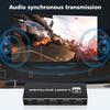 Q8Q3-3 HDMI 2.1 Switch 3x1 8K 4K 120Hz HDR Audio Video Synchronizer for Gaming/Home Theater