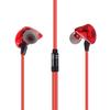 Wired Earphone In-ear HiFi Stereo Long Cable 3.5mm Plug Music Earbuds Monitoring Headphone for Live Broadcast