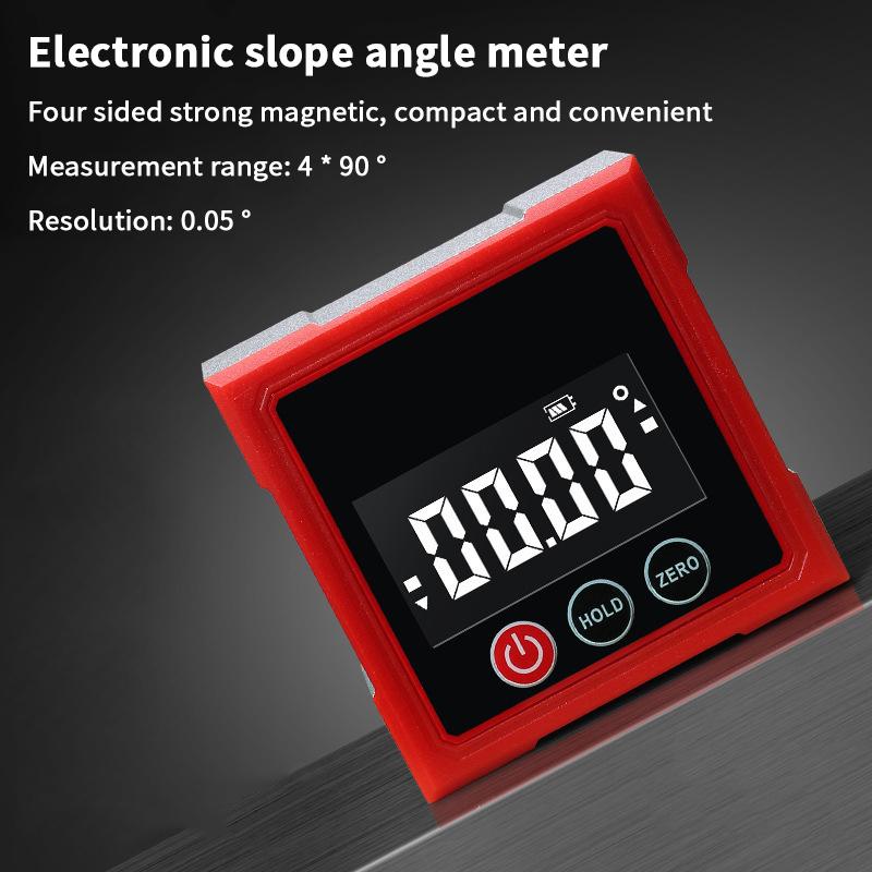 Magnetic Horizontal Angle Gauge Mini Slope Gauge Small Electronic Digital Tiltmeter Angle Measuring Instrument Angle Gauge