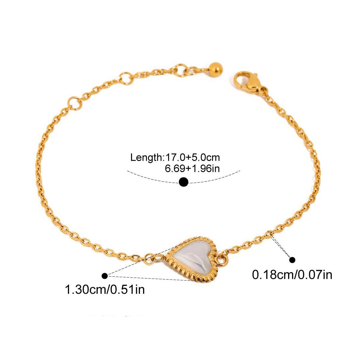 

Yori Valentine s Day Gift Charm Smooth Stainless Steel Metal Heart Love Necklace Earrings Waterproof Women Accessories Gift