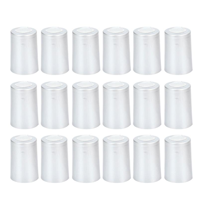 100pcs High Quality PVC Shrink Cap for Wine Easy To Apply with Heat for Quality Maintenance and Decorative Look