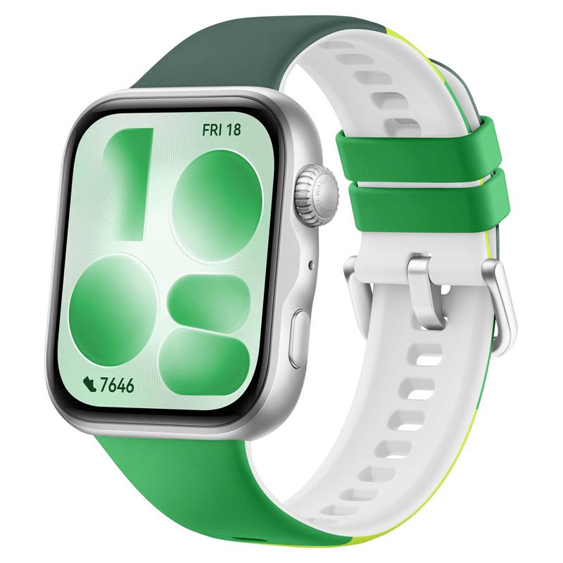 Compatible with Huawei Fit4 Watch, Micro-textured Silicone Strap, Same Style As Original HUAWEI FIT3 Strap.