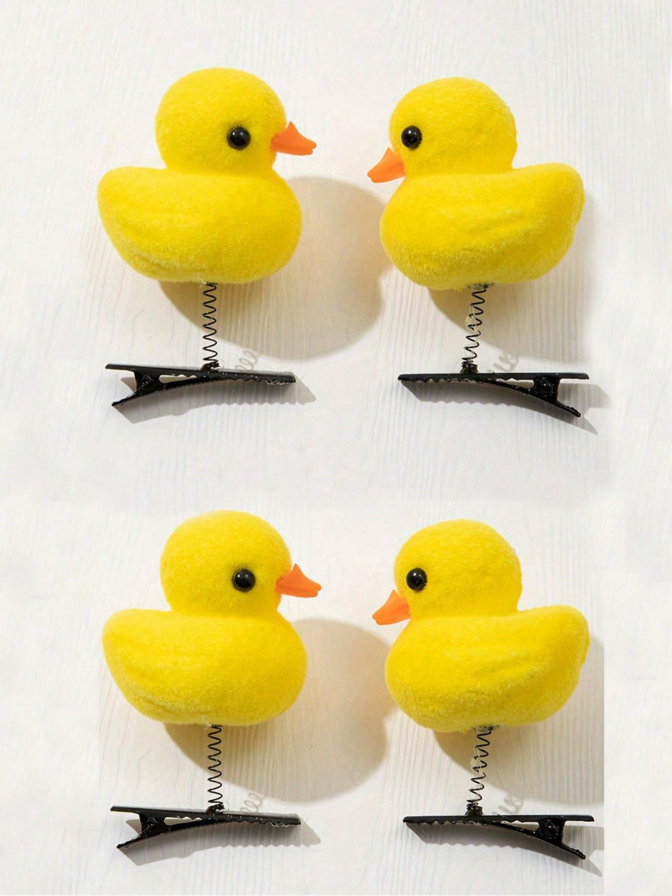 

1 Pcs Fashion Yellow Duck Barrettes Hair Clips For Women Girls Party Hair Accessories