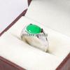 Emerald Oval Cut Gemstone With 925 Sterling Silver Ring For Men's #B33 JL375671290536