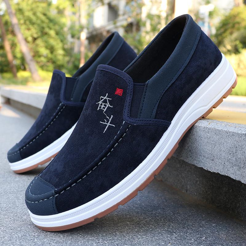 Canvas shoes casual cloth shoes Doudou shoes cloth shoes men's breathable stall shoes