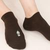 SNOOZY Donut Embroidered Ankle Socks