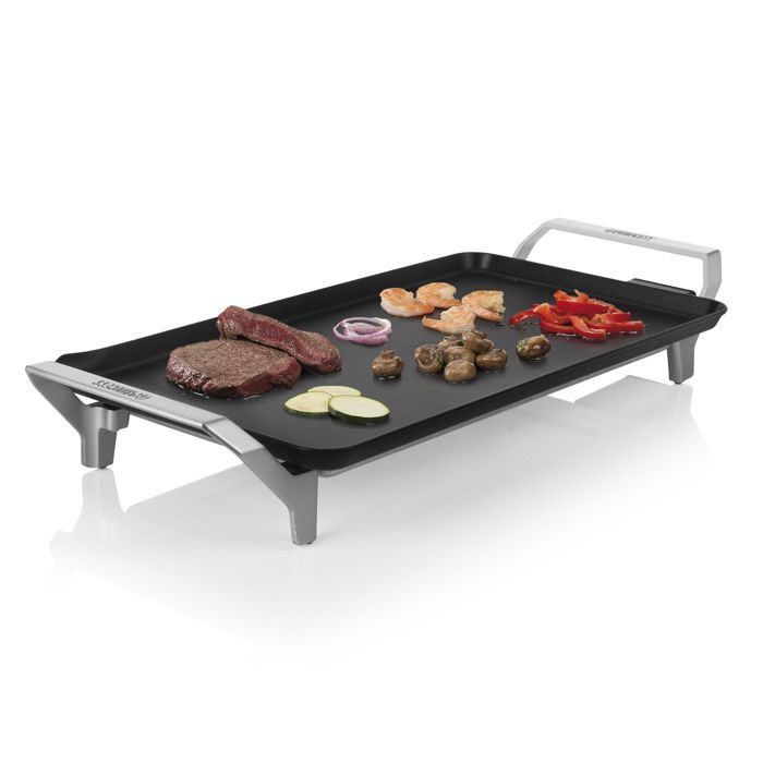 Plancha Électrique Table Chef Premium XL Princess 103110 – Surface De Cuisson 46 X 26 Cm – Pour 4 À 6 Personnes – Thermostat Réglabl