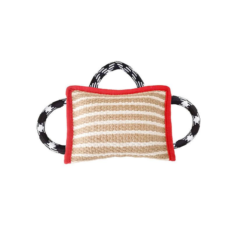 Dog training coarse linen tear-resistant bite pillow pounce on molars and molars German Wrangler training Dog Bite Stick