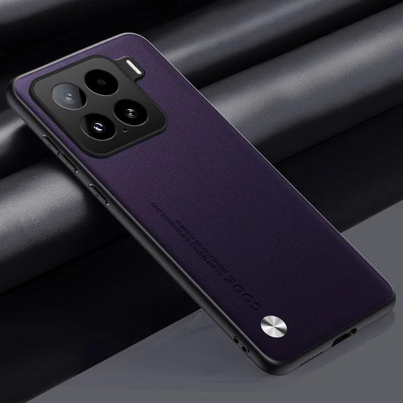 New PU Leather Matte Case For Xiaomi 15T Pro 14T Pro Silicone Thin Soft Shookproof Bumper Cover For Xiaomi 15 Pro Poco M7 4G