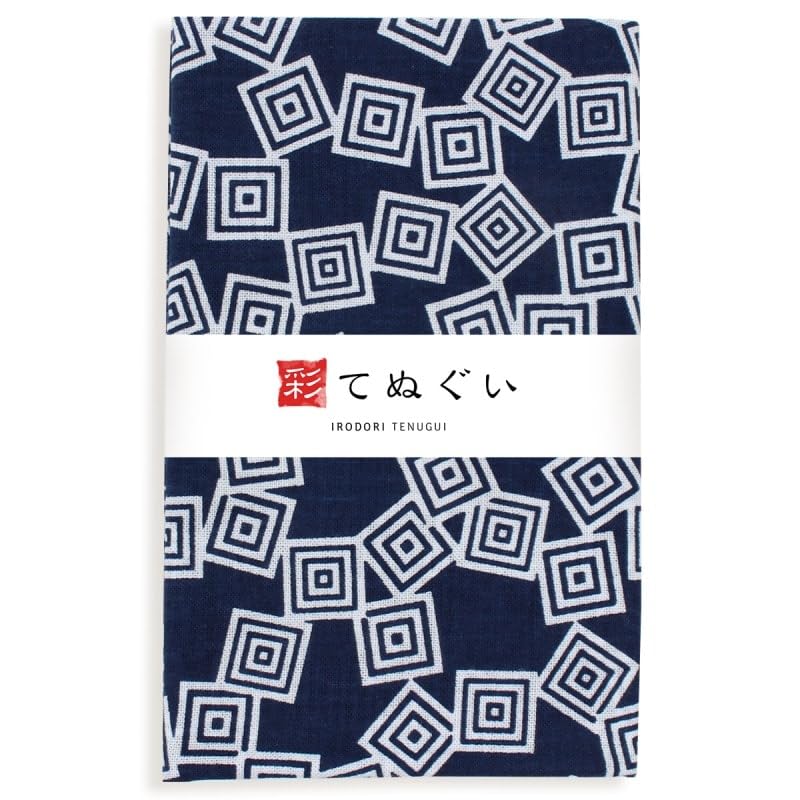 KOMESICHI Irodori Small Pattern Tenugui Otome Pattern No Fray Prevention Set of 33 x Product (Tenugui), 2, Treatment, 5, 90cm, Code TE-X5-06022-IR