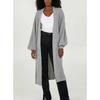 Übergroßer Strick-Cardigan-Pullover mit langen Ärmeln für Damen, Winter, lockere Passform, Übergröße, V-Ausschnitt, offene Vorderseite, langer Mantel