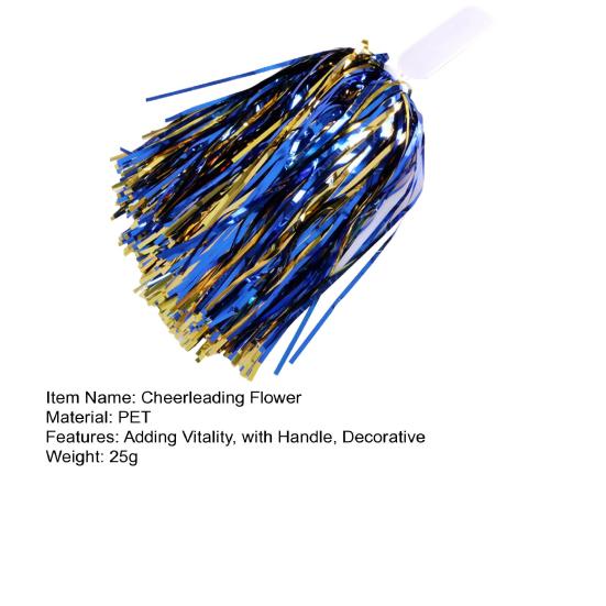 Cheerleader Blume Fühlen Sie sich wohl Dekorative Anfeuerungs-Requisiten Cheer Squad Team Spirituell Spaß Pompoms für Sportspiele