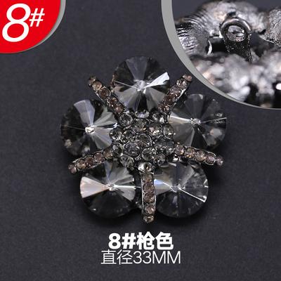 1pcs High-grade Coat Button for Clothing Metal Fur Button Mink Button Decorative Accessory