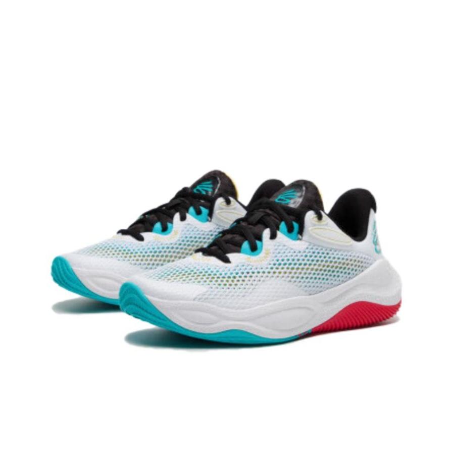 Under Armour Curry Splash 24 AP White Cool Pink Belt Blue Unisex Sneakers 3027262-100