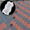 1Pcs Plastic Stepping Stone Paver Waves Shaped Walkway Brick Mold  For Lawn Patio Yard Garden