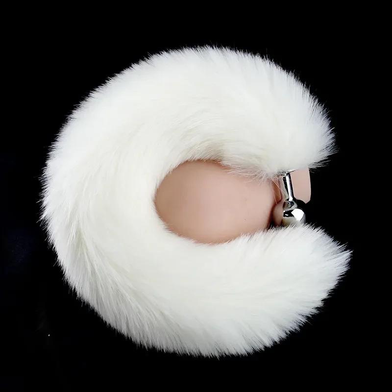 Sex Toys for Woman Cosplay Fox  Tail Anal Plug Metal Anus Butt Plug Mask Half Cat Mask Party Sexy Adult Mask Game Masks