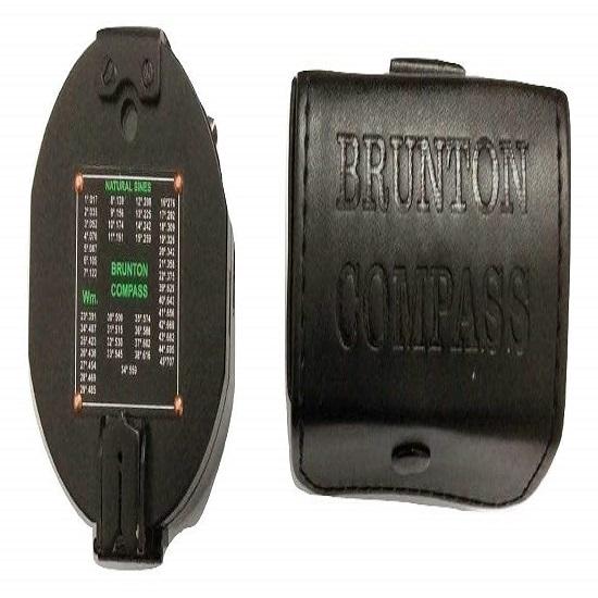 Mässing Nautical Geological Brunton Compass Black