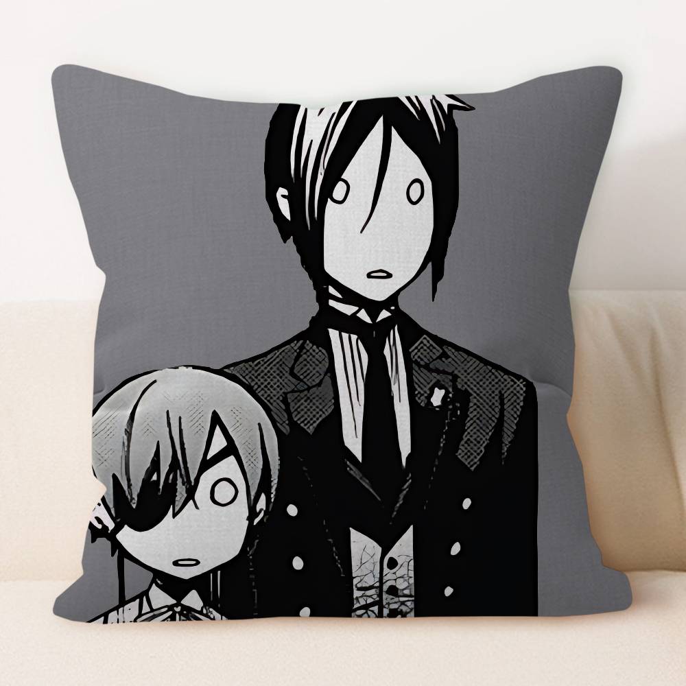 B-Black Butler Kissenbezug 30x50 Polyester Sofakissen Dekorative Wurfkissen Heimdekoration Kissenbezug
