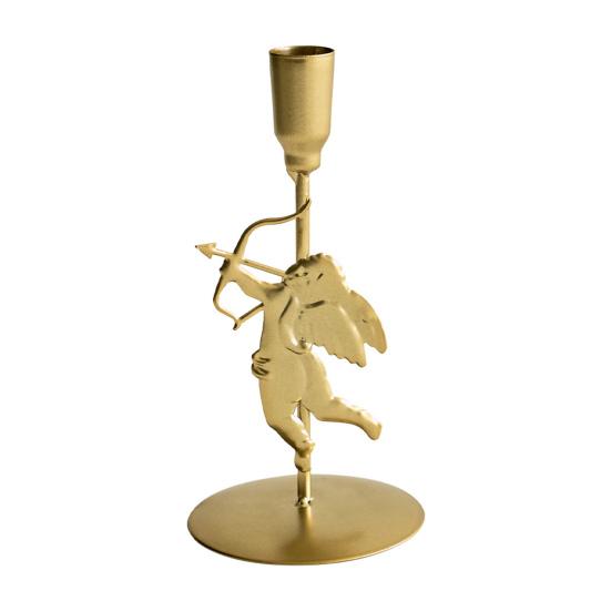 

1/3 шт. Железный Арт Купидон Подсвечник Винтажный Металлический Подсвечник Дом Гостиная Свадебная Вечеринка Конический Подсвечник Подставка Настольное Украшение S золотистый