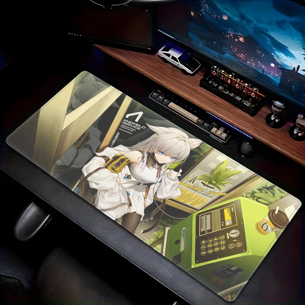 Arknights:Endfield game Beautiful patternsOffice Computer Desk Mat Table Keyboard Big Mouse Pad Laptop Cushion Nonslip Decor