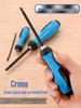 Dual-Head Magnetic Screwdriver Set: Super Hard Philips/Slotted Multifunctional Tool for Disassembly and Repair