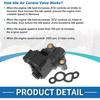 Car Idle Air Control Valve for BMW 318I 1996-1999 Replace No.13411247988 IACV Idle Motor Idle Air Control Valve for Stable Engine Operation