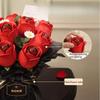 Rose Hug Bucket Bouquet 3D Assembly Handmade Diy Eternal Building Blocks Flower 3D Ornament Valentine'S Day Gift
