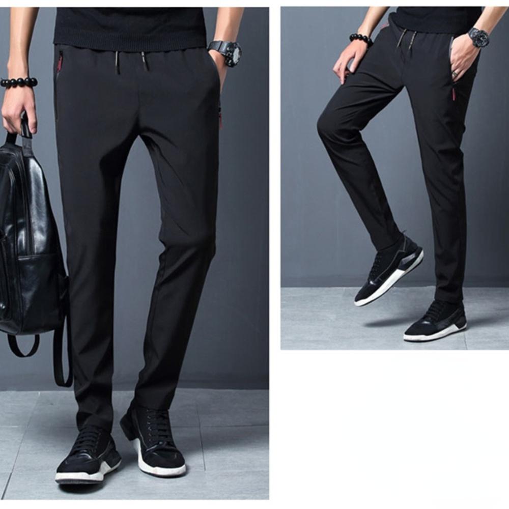 Buy Fashion Men Casual Pants Joggers Fitness Quick Dry Sweatpants Male