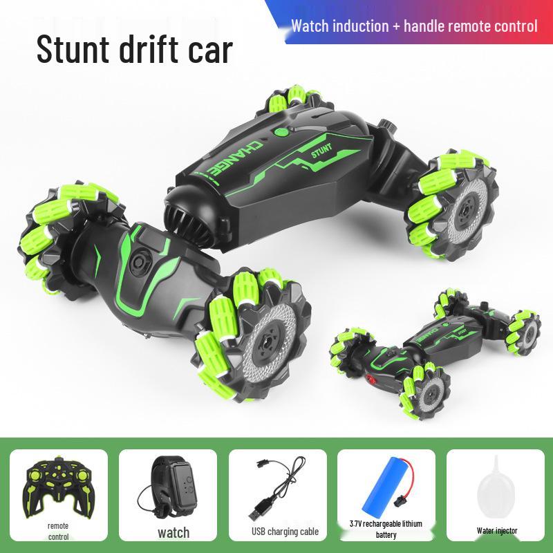 Gesture-Controlled Stunt Light Spray Off-Road Remote Car - Kids' Electric Climbing Toy