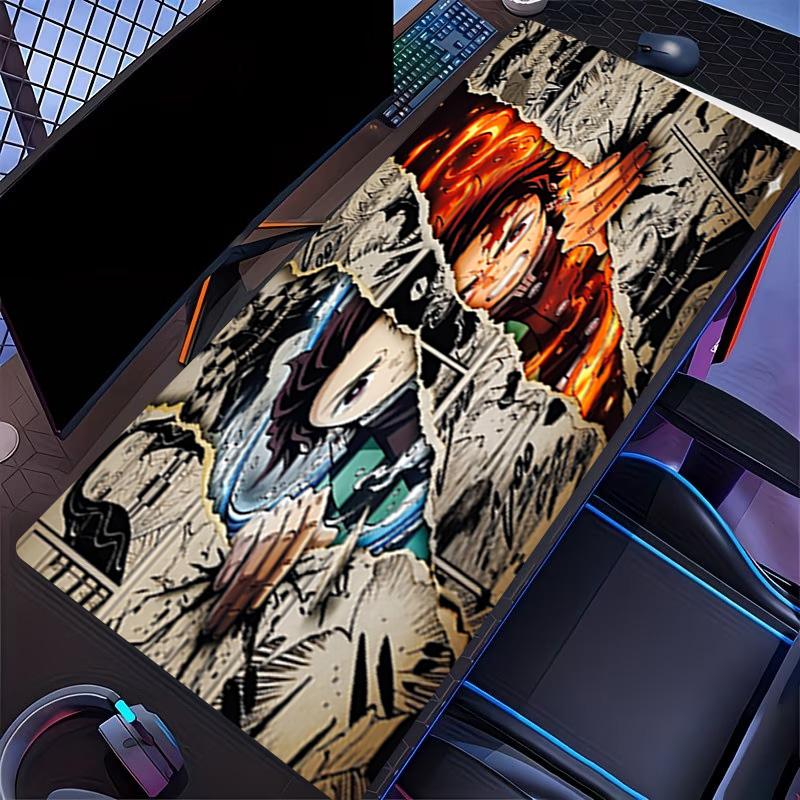 Demon Slayer Print Mouse Pad, for Keyboard Pad Laptop PC Mat for Office Home Use, Desk Decor, Perfect Birthday Gift for Gamers