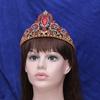 Retro Palace Baroque Luxury Bridal Large Crown Alloy Diamond Wedding Tiara Crown