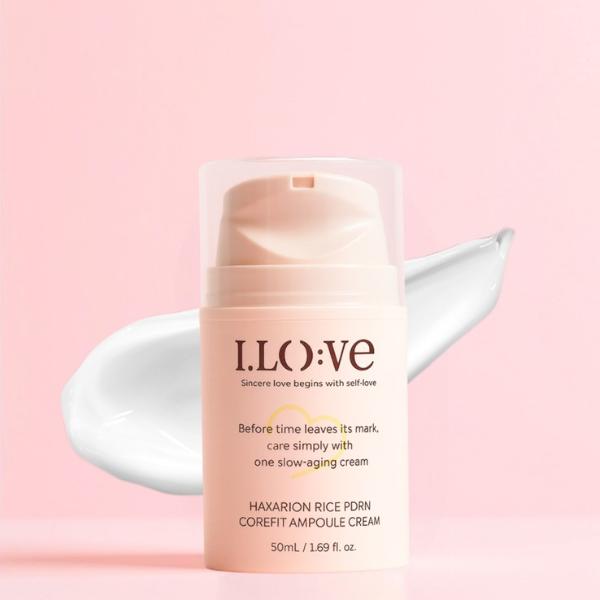 I.LO:VE Hexarion Rice PDRN Core Fit Ampoule Cream 50ml & Bubble Skin Booster 140ml (7 Options)