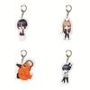 Chainsaw Man Acrylic Keychain Double Sided Printing Cartoon Character Bag Pendant