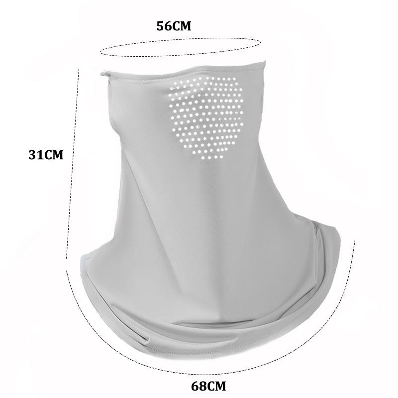 1Pieces UV Protection Outdoor Neck Wrap Cover Sports Sun Proof Bib Ice Silk Mask Face Cover Mountaineering Scarf Christmas Gifts